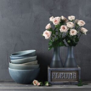 Kaart 'Vaasjes rozen' - MA40013 -  Landelijk bij MajesticAlly