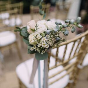 Kaart 'Boeketje op stoel' - MA40035 -  Landelijk bij MajesticAlly