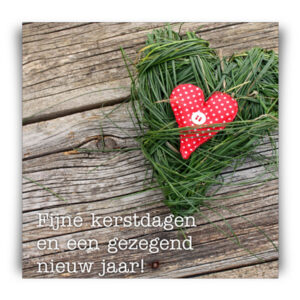 Kerstkaart 'Grashart' - MA12046 -  Christelijke kerstkaarten bij MajesticAlly