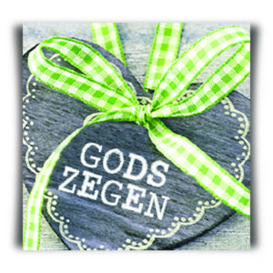 Kadokaartje Gods zegen hart - MA12110 -  Cadeaukaartjes bij MajesticAlly