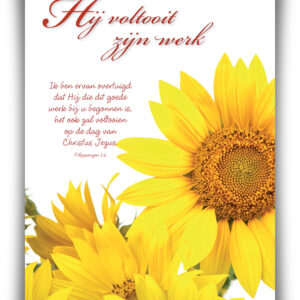 Poster A4 'Hij voltooit zijn werk' - 46812 -  Wanddeco/posters bij MajesticAlly