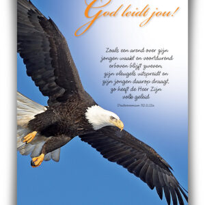 Poster A4 'God leidt jou' - 46822 -  Wanddeco bij MajesticAlly