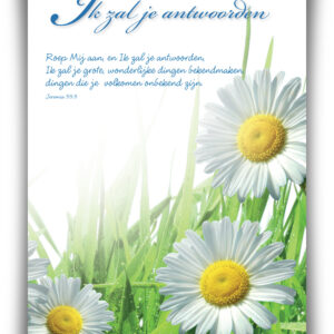 Poster A4 'Ik zal je antwoorden' - 46817 -  Wanddeco/posters bij MajesticAlly