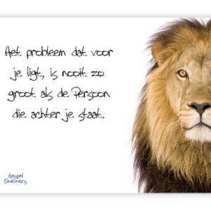 poster A4 'Het probleem dat voor je ligt' - 46723 -  Wanddeco/posters bij MajesticAlly