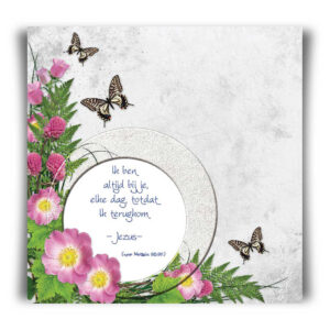 Kaart 'Ik ben altijd bij je' - 45003 -  Bible Message bij MajesticAlly