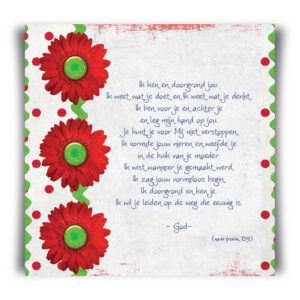 Kaart 'Ik ken en doorgrond jou' - 45013 -  Bible Message bij MajesticAlly