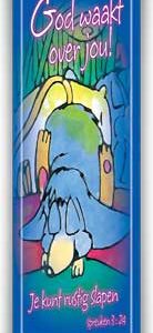 Boekenlegger 'God waakt over jou'