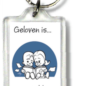 Sleutelhanger geloven is een versleten - 47501 -  Geloven is... bij MajesticAlly