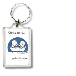 Sleutelhanger geloven is gedoopt worden - 47515 -  Geloven is... bij MajesticAlly