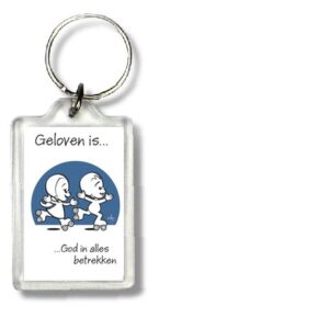 Sleutelhanger geloven is god in alles - 47521 -  Geloven is... bij MajesticAlly