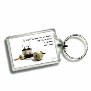 Sleutelhanger als iemand bij God over - 46638 -  Gospel Oneliner bij MajesticAlly