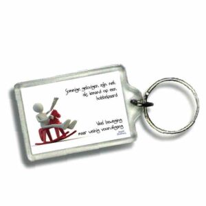 Sleutelhanger veel christenen zijn net - 46640 -  Gospel Oneliner bij MajesticAlly