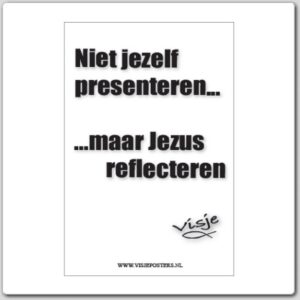 Kaart visje Jezus reflecteren - 44067 -  Visje kaarten bij MajesticAlly