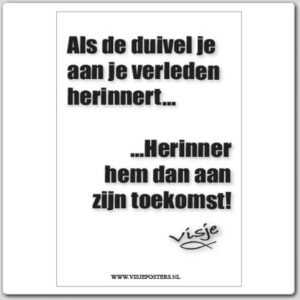 Kaart visje als de duivel je aan je - 44075 -  Visje kaarten bij MajesticAlly