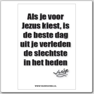 Kaart visje als je voor Jezus kiest - 44096 -  Visje kaarten bij MajesticAlly