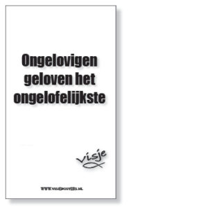 Kaart visje ongelovigen geloven het - 44134 -  Visje kaarten bij MajesticAlly