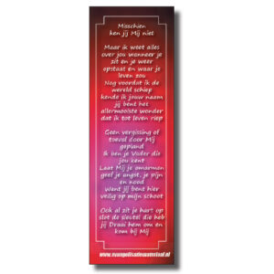 Boekenlegger 'Misschien ken jij Mij niet'