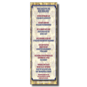 Boekenlegger 'Waar maken we ons druk over'