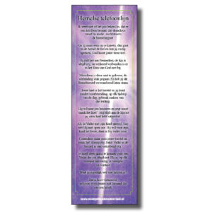 Boekenlegger 'Hemelse telefoonlijn'