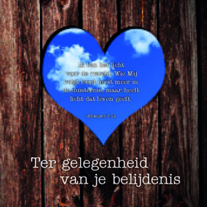 kaart ‘Belijdenis - Johannes 8' - MA12311 -  Lifestyle bij MajesticAlly