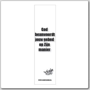 Boekenlegger visje God beantwoordt jouw - 44843 -  Visje bij MajesticAlly