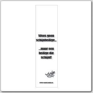 Boekenlegger visje wees geen schijnheili - 44846 -  Visje bij MajesticAlly