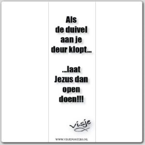 Boekenlegger visje als de duivel aan je - 44850 -  Visje bij MajesticAlly