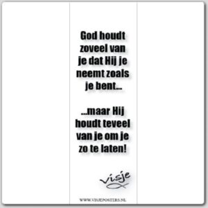 Boekenlegger visje God houdt zoveel van - 44851 -  Visje bij MajesticAlly