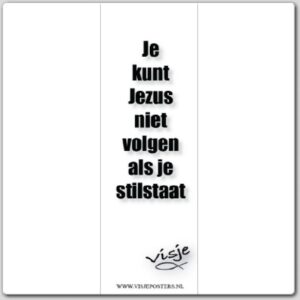 Boekenlegger visje je kunt Jezus niet - 44855 -  Visje bij MajesticAlly