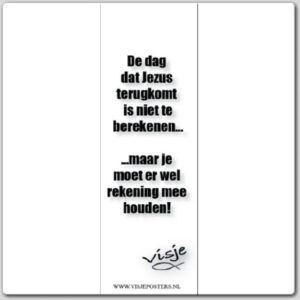 Boekenlegger visje de dag dat Jezus teru - 44863 -  Visje bij MajesticAlly