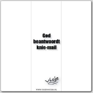 Boekenlegger visje God beantwoord knie-m - 44866 -  Visje bij MajesticAlly