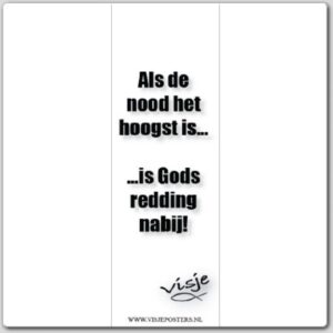 Boekenlegger visje als de nood het hoogs - 44874 -  Visje bij MajesticAlly