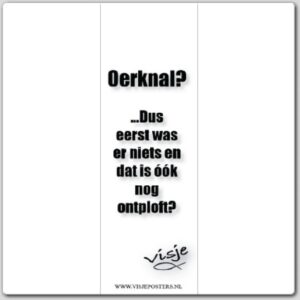 Boekenlegger visje oerknal dus eerst was - 44880 -  Visje bij MajesticAlly