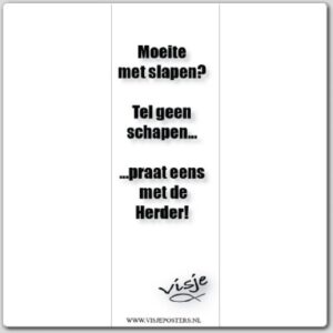 Boekenlegger visje moeite met slapen tel - 44884 -  Visje bij MajesticAlly