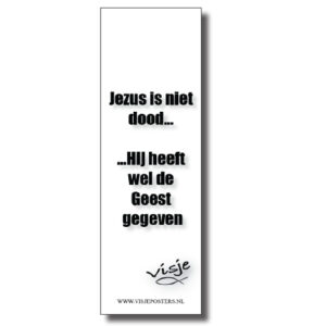 Boekenlegger visje Jezus is niet dood... - 44892 -  Visje bij MajesticAlly