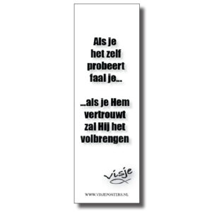 Boekenlegger visje als je het zelf probe - 44881 -  Visje bij MajesticAlly