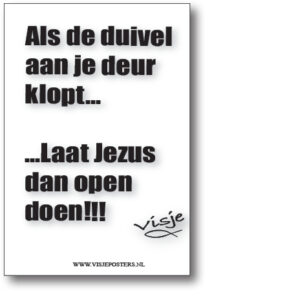 minikaart Visje 'Als de duivel aan je deur klopt'