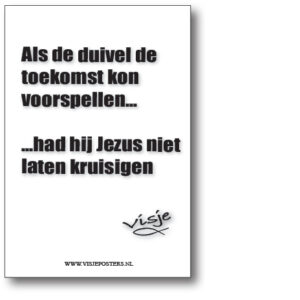 minikaart Visje 'Als de duivel de toekomst kon voorspellen'