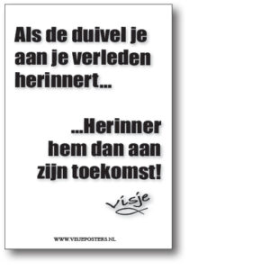 minikaart Visje 'Als de duivel je aan je verleden herinnert'
