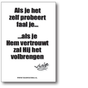 minikaart Visje 'Als je het zelf probeert'
