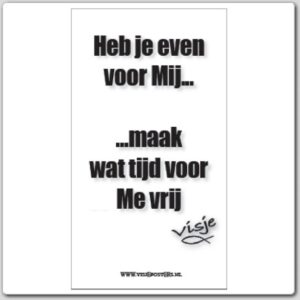 minikaart Visje 'Heb je even voor mij?'