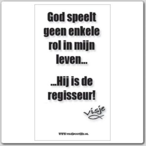 minikaart Visje 'God speelt geen enkele rol'