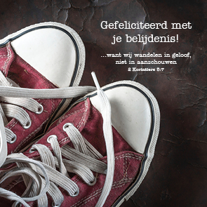 Kaart 'Belijdenis - 2 Kor 5:7' - MA15018 -  Lifestyle bij MajesticAlly