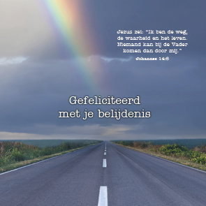 Kaart 'Belijdenis - Joh 14:6' - MA15023 -  Lifestyle bij MajesticAlly