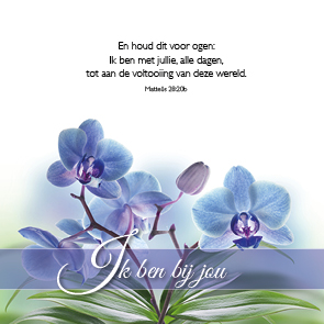 Kaart 'Ik ben bij je' - MA46102 -  Bemoediging