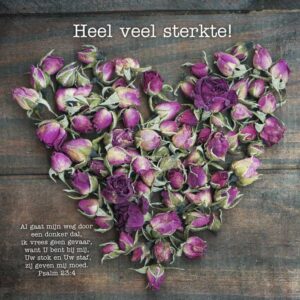 Kaart 'Sterkte - Psalm 23' - MA12007 -  Lifestyle bij MajesticAlly