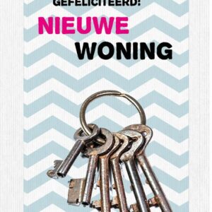 Kaart 'Neuwe woning' - MA17004 -  Leef!  bij MajesticAlly