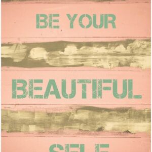 Kaart 'Be your beautiful self' - MA17040 -  Leef!  bij MajesticAlly