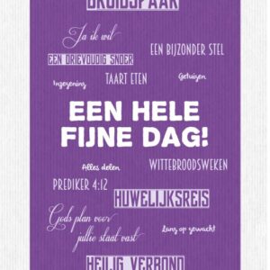 Kaart 'Bruidspaar' - MA17050 -  Leef!  bij MajesticAlly