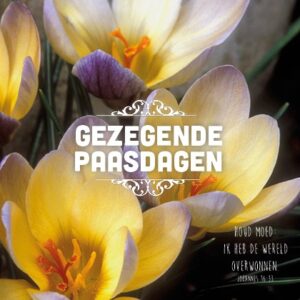 Paaskaart 'Johannes 16:33' - MA15038 -  Pasen bij MajesticAlly